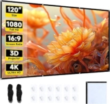 מסך הקרנה בגודל 120 אינץ׳ איכותי